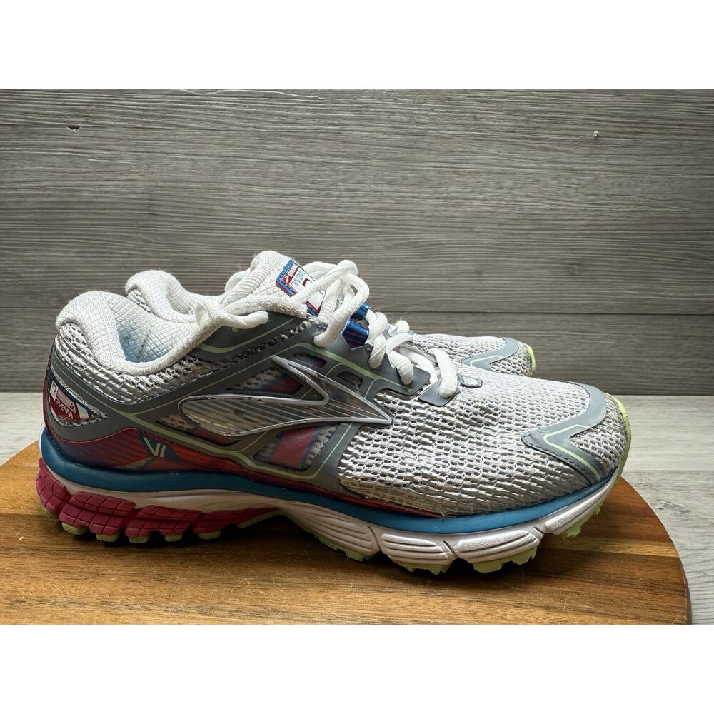 Brooks Running Shoes White Red Ravenna 1201821B157 Women’s 8.5 W
